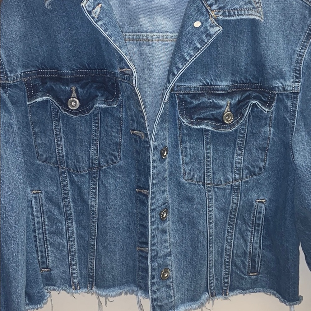 Distressed Jean Jacket